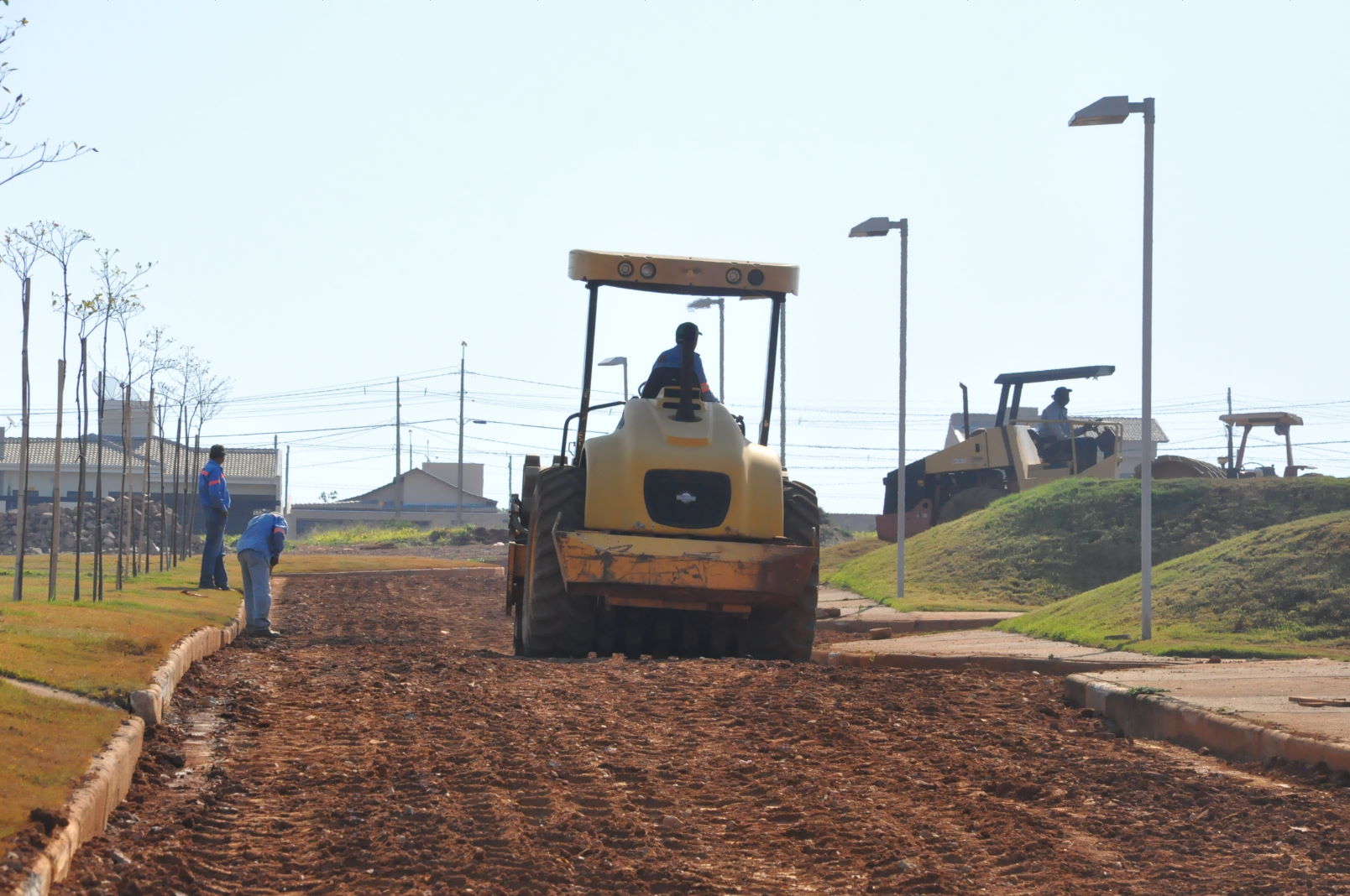Ruas da Cidade Administrativa de Araxá preparadas para receber asfalto