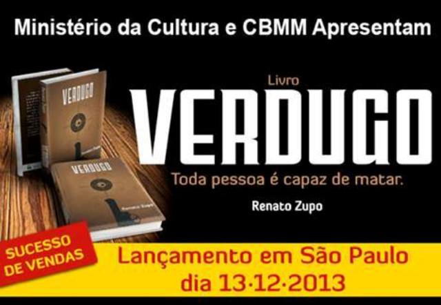 Renato Zupo lança Verdugo em São Paulo e renda será doada a ONG Cão Sem Don