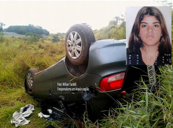 Moça de 21 anos morre em acidente nessa madrugada, na Araxá/Patos