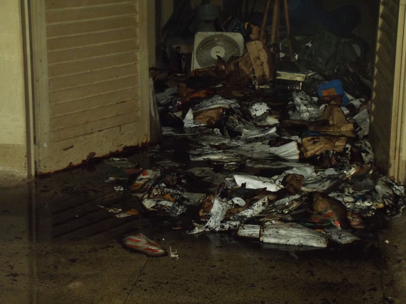 Sala pega fogo na Uninorte e incêndio pode ter sido provocado