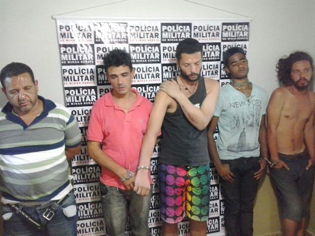 Acusados de crimes em São Paulo e Minas Gerais são presos em Araxá