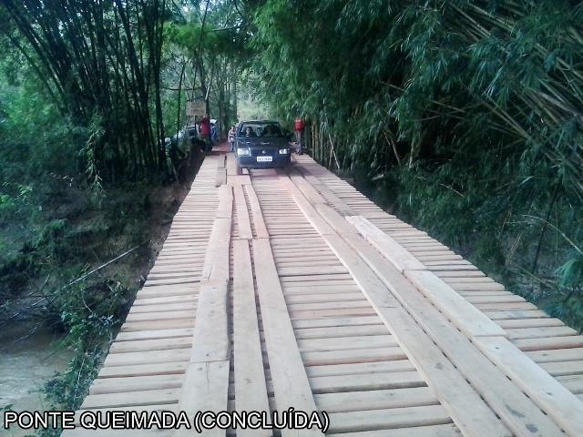 Secretaria de Desenvolvimento Rural de Araxá recupera Ponte Queimada