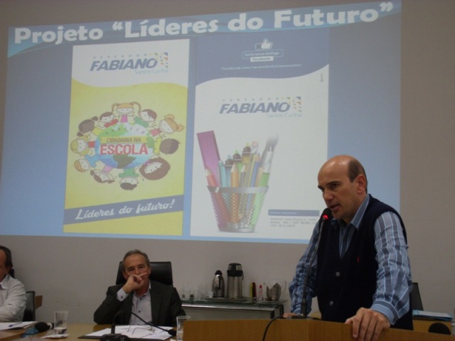 Vereador Fabiano lança Projeto Cidadania na Escola: Líderes do Futuro