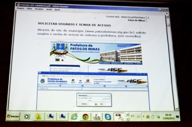 Nova Nota Fiscal Eletrônica é apresentada aos contabilistas e empresários de Patos