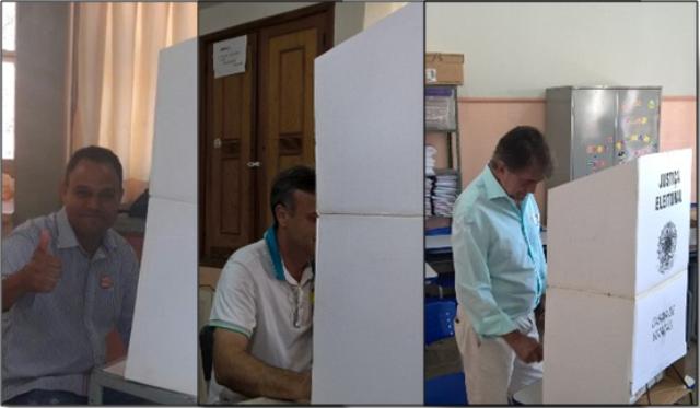 Candidatos a prefeito e vice de Araxá votam pela manhã e falam de expectativas