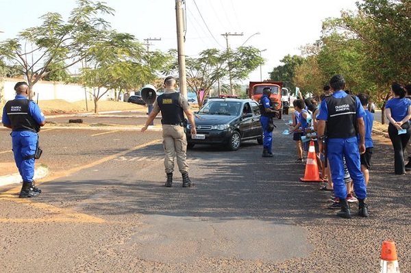 Semana Nacional do Transito é realizada em Sacramento