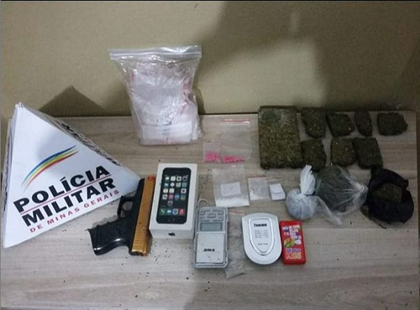 Acusados são presos com drogas e outros materiais no Setor Leste de Araxá