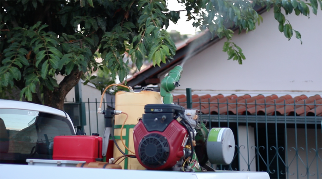 Novo itinerário do fumacê do Combate ao Aedes é estabelecido em Araxá