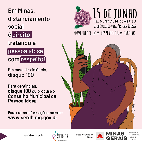 MG lança campanha de combate à violência contra a pessoa idosa