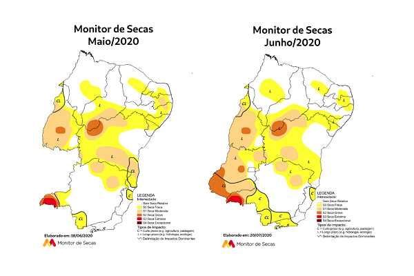 Monitor de Secas registra o fenômeno em mais da metade do território mineiro em junho