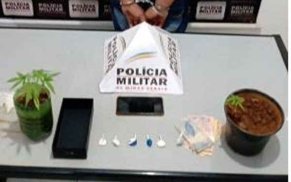 Acusados de tráfico são detidos pela PM no Bairro Urciano Lemos