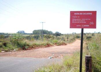 Sinalização das Rotas Cicloviárias Rurais em Araxá é instalada