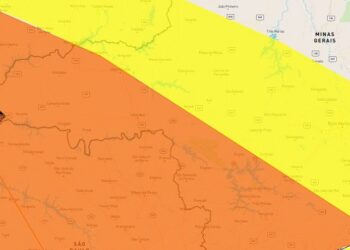 Cidades do Triângulo/Alto Paranaíba tem Alertas Laranja e Amarelo para tempestades com ventos