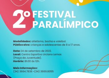 Araxá está com inscrições abertas para o 2º Festival Paralímpico destinado a crianças e adolescentes