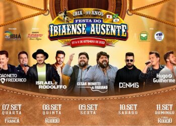 Festa do Ibiaense Ausente 2022 começa nessa quarta-feira e celebra os 99 anos da cidade