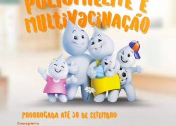 Campanhas de Vacinação contra a Poliomielite e de Multivacinação são prorrogadas em Araxá