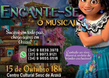 Musical inspirado em filme da Disney chega a Araxá nessa Semana da Criança
