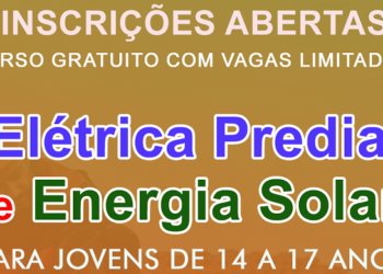 Abertas inscrições para Curso Elétrica Predial e Energia Solar no Centro Julio Dário