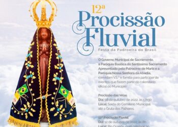 Sacramento prepara 12ª Procissão Fluvial em homenagem a Nossa Senhora Aparecida