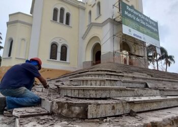 Reforma da Igreja Matriz de São Domingos, em Araxá, chega à etapa final