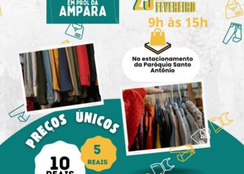 Ampara realiza bazar beneficente nesse sábado, na Paróquia Santo Antônio