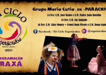 Teatro será apresentado para 2.200 alunos no projeto TRI CICLO Espetáculos em Araxá e Perdizes