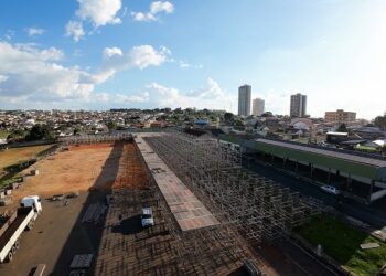 Araxá Rodeio Show: estrutura está adiantada e poderá ser conferida na Queima do Alho