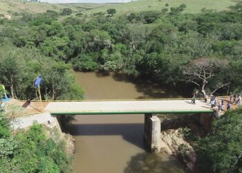 Inaugurada a Ponte do Nute, feita numa parceria entre municípios de Sacramento e Tapira