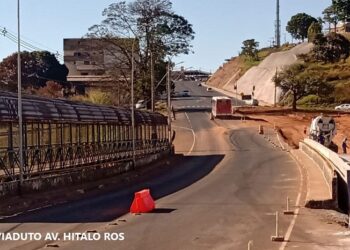 Viaduto José Domingos Filho, em Araxá, fica interditado neste fim de semana