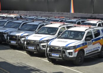 Polícia Militar de Minas Gerais recebe viaturas semiblindadas, que vão para 52 cidades do Estado