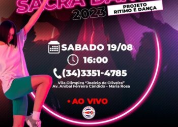 Aula inaugural do Projeto Ritmo e Dança, em Sacramento, acontece nesse sábado