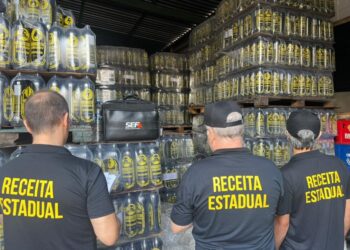 Receita Estadual e Polícia Civil realizam operação de combate a sonegação fiscal e falsificação de bebidas