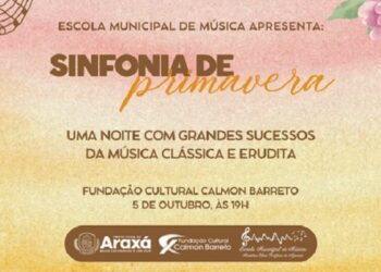 Escola Municipal de Música de Araxá promove o evento Sinfonia de Primavera nesta quinta-feira