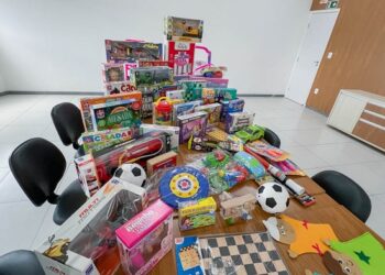 Rede de Atenção Psicossocial de Araxá recebe brinquedos para o atendimento infantil