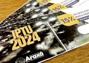 Desconto de 15% para o pagamento do IPTU 2024 em Araxá segue até 28 de março