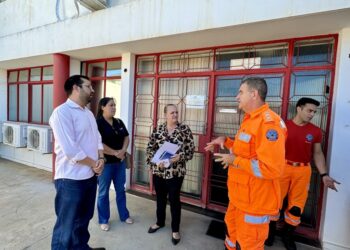 Visita técnica no Corpo de Bombeiros de Araxá avalia projeto de integração com o Samu