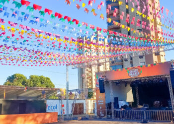 Tudo pronto: Grande Arraiá começa nesta sexta (19)