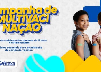 Araxá realiza Campanha de Multivacinação para crianças e adolescentes menores de 15 anos