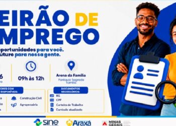 Feirão do Emprego oferece cerca de 600 vagas nesta quarta-feira em Araxá